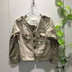 【アーバンリサーチ】ジャケット カーキ 綿100% S ミリタリー ⭐ トップス