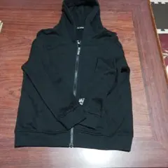 キッズ　パーカー　黒　150