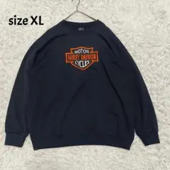 Harley-Davidson Sweat Shirt BLACK 刺繍のサムネイル