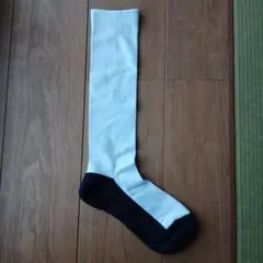 白黒ストッキングソックス　片足のみ