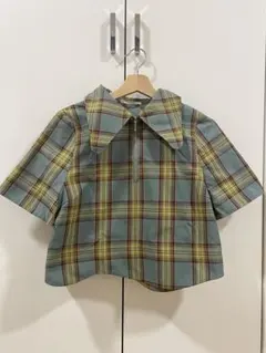 【美品】REDYAZEL ハーフジップ半袖トップスのサムネイル