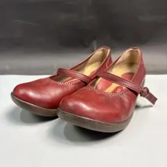 Re:getA レザーパンプス Sサイズ 黒赤