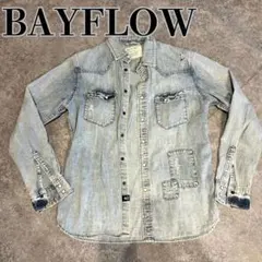【美品】ベイフロー　BAYFLOW ダメージ　デニムジャケット　レディース