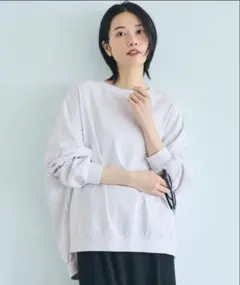 coca T-スウェットビッグシルエットロングTシャツ