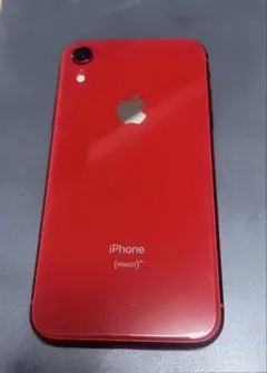iPhone.XR RED本体 64GB 初期化・動作確認済み　バッテリー81%