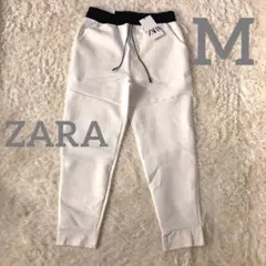 ZARA スキニーフィット ジョガーパンツ ホワイト