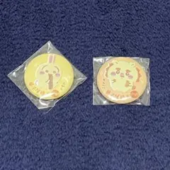 ちいかわもぐもぐ本舗　川越　菓子屋横丁の思い出　マット缶バッジ　うさぎ　シーサー