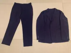 【中古】GU ウォッシャブルジャケット・スラックス セット
