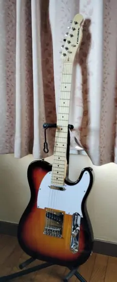 Playtech Telecaster エレキギター サンバースト 置き台付き 31klGYJLbTL.jpg