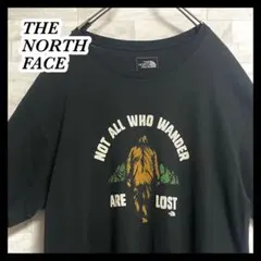 【THE NORTH FACE】ノースフェイス　雪男プリント半袖Tシャツ L