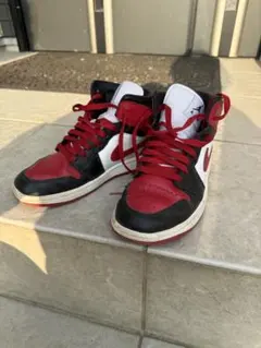 Nike Air Jordan 1 赤黒白 ハイカット 24cm