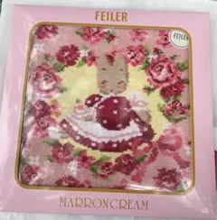 フェイラー　サンリオ　マロンクリーム　ハンカチ