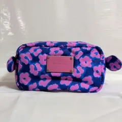 VOVAROVA ポーチ小物入れ化粧ポーチ　花柄　ピンク＆青＆紺色のサムネイル