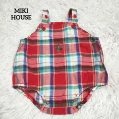 MIKI HOUSE　レトロ　カバーオール　だるまオール　オーバーオール
