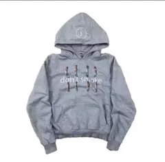 don't smoke グラフィック プルオーバーパーカーswag