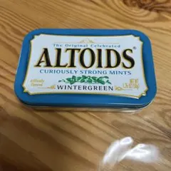 【缶のみ】ALTOIDS アルトイズ缶　ウインターグリーン　空き缶 小物入れ