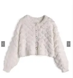 GRL シャギーニット カーディガン 1回着用 美品