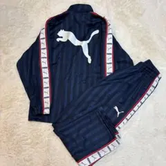PUMA プーマ ジャージ 上下セット y2k ネイビー トラックジャケット