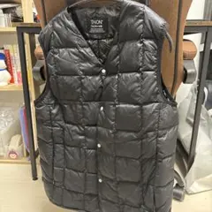 TAION ブラック ダウンベスト S