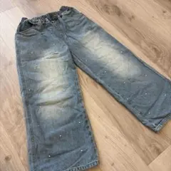 birthday my little wonder スタッズ付きデニムパンツ