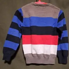 Paul Smith Junior マルチボーダー柄セーター　130　美品