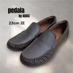 【美品】pedalabyASICS ローファー ドライビングシューズ モカシンのサムネイル