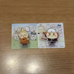 ちいかわ アクリルシーンクリップ ビスケット うさぎ シーサー