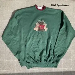 グ*ニ様 M&C Sportswear トレーナー　ヴィンテージ　ビッグシルエッ