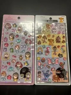 正規品　ディズニープリンセス・クラシックボンボンドロップシールセット
