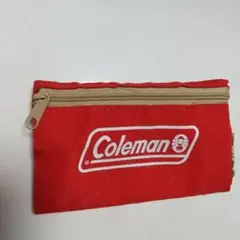 Coleman コールマン 小さなポーチ 赤 コインケースにも