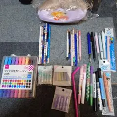 文房具まとめ売り 36色カラーペン 鉛筆 ボールペン セットのサムネイル