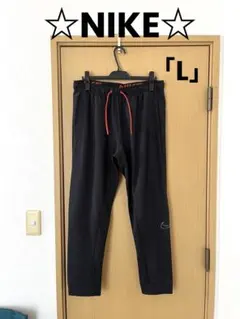 NIKEナイキ☆スウェットジャージ切り替えパンツトラックパンツ/ウーブンパンツL