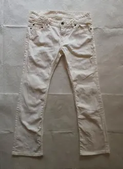 COMME CA ISM (未使用) オフホワイト☆カジュアル☆パンツ L