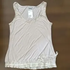 新品H&M フリル　タンクトップ EUR M