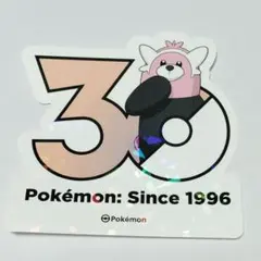 韓国限定　ポケモン 30周年 ポップアップ ステッカー キテルグマのサムネイル