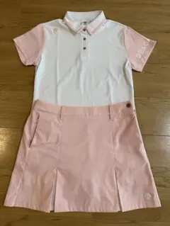 デサント⭐︎シャツ &スカート セットアップ⭐︎ピンク⭐︎サイズL⭐︎のサムネイル