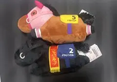 サラブレッドコレクションぬいぐるみスマホショルダー3 イクイノックス、ハルウララ