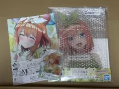 五等分の花嫁 四葉 アクリルボード クリアファイル 一番くじ