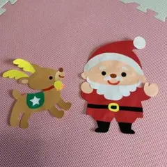 壁面飾り 保育園 幼稚園 クリスマス サンタ トナカイ