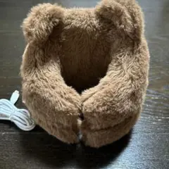 デスクでZOO オフィス用枕　お昼休み　USB接続 ブラウン