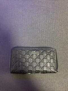 06 美品 GUCCI 長財布 二つ折り財布 ブラック 黒 k0 - メルカリ