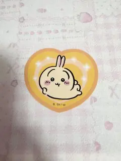 ちいかわ うさぎ ハート型 ステッカー シール