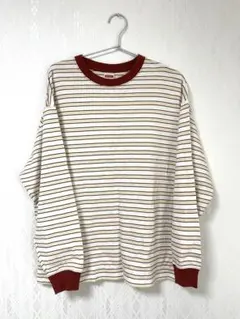 niko and… ボーダー ロングTシャツ Lサイズ 長袖 カットソー
