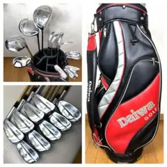 daiwa メンズ ゴルフクラブ 14本セット キャディバッグ レザー 2025年最新】DAIWA セット本数：14本 クラブセットの人気