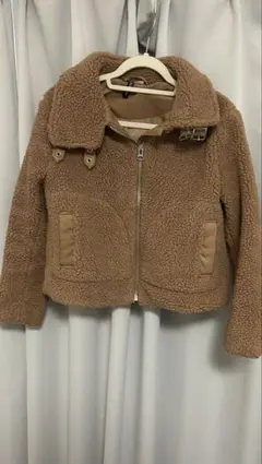 ベージュ ボア ムートンコート