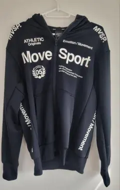Move Sport ブラック フルジップフーディ Mのサムネイル