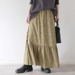 JOURNAL STANDARD relume ロングスカート ティアード 花柄