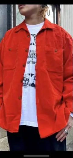 80〜90年代 ラルフローレンポロカントリー 長 袖コーデュロイシャツ メンズM