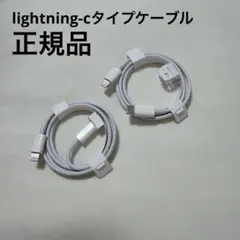 Lightning-cタイプケーブル正規品2点セット