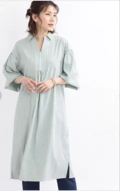 ⭐︎SHOO.LA.RUE【マシンウォッシャブル】カフタン風シャツワンピース⭐︎